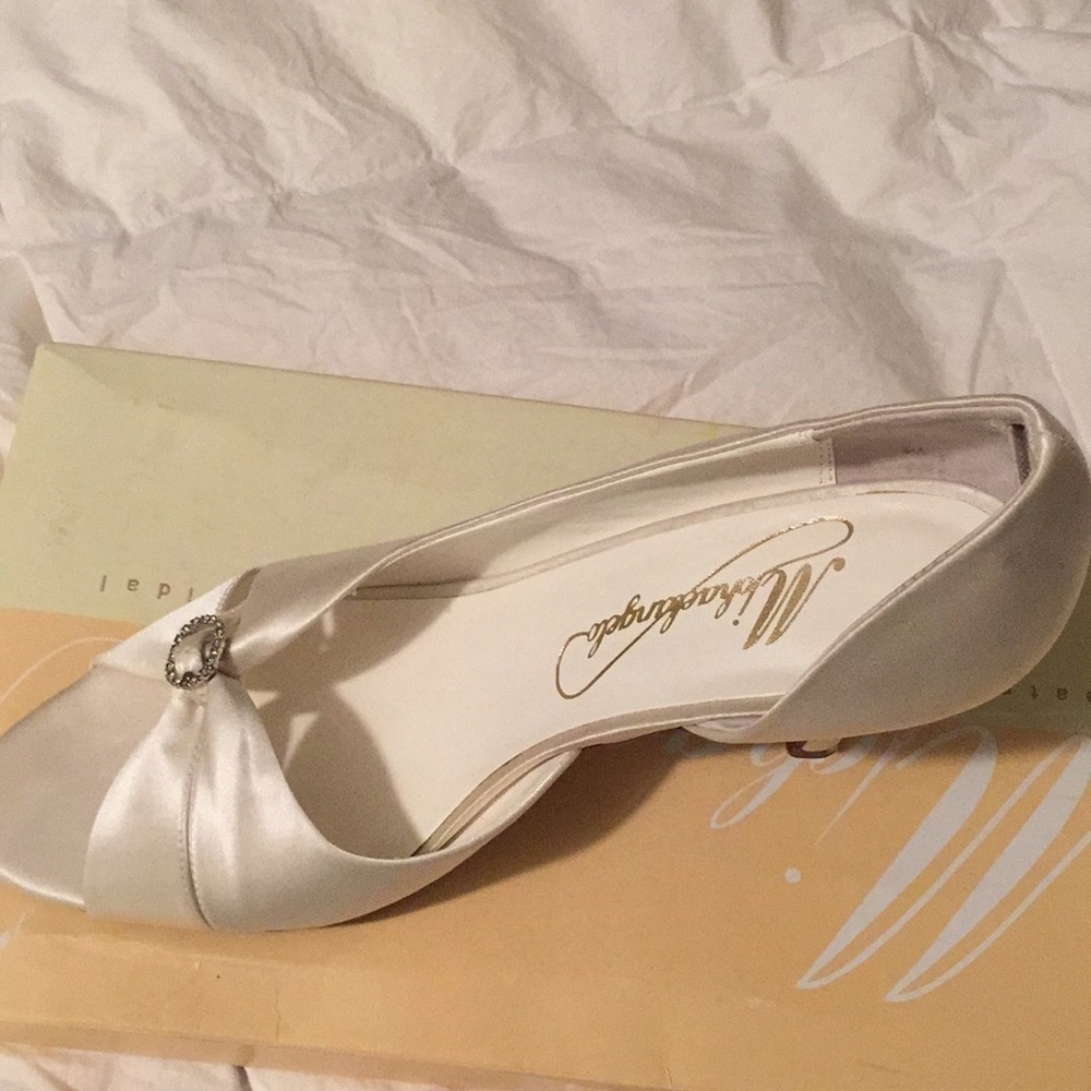 Wedding shoes from David’s Bridal